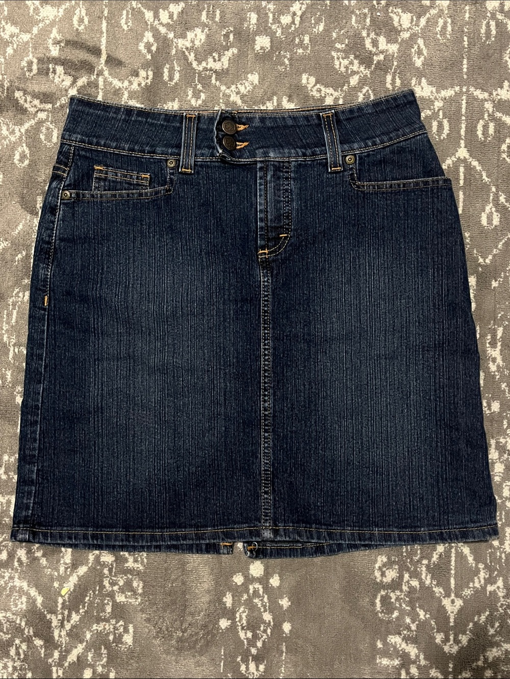 Tommy Hilfiger Dark Blue Denim Mini Skirt